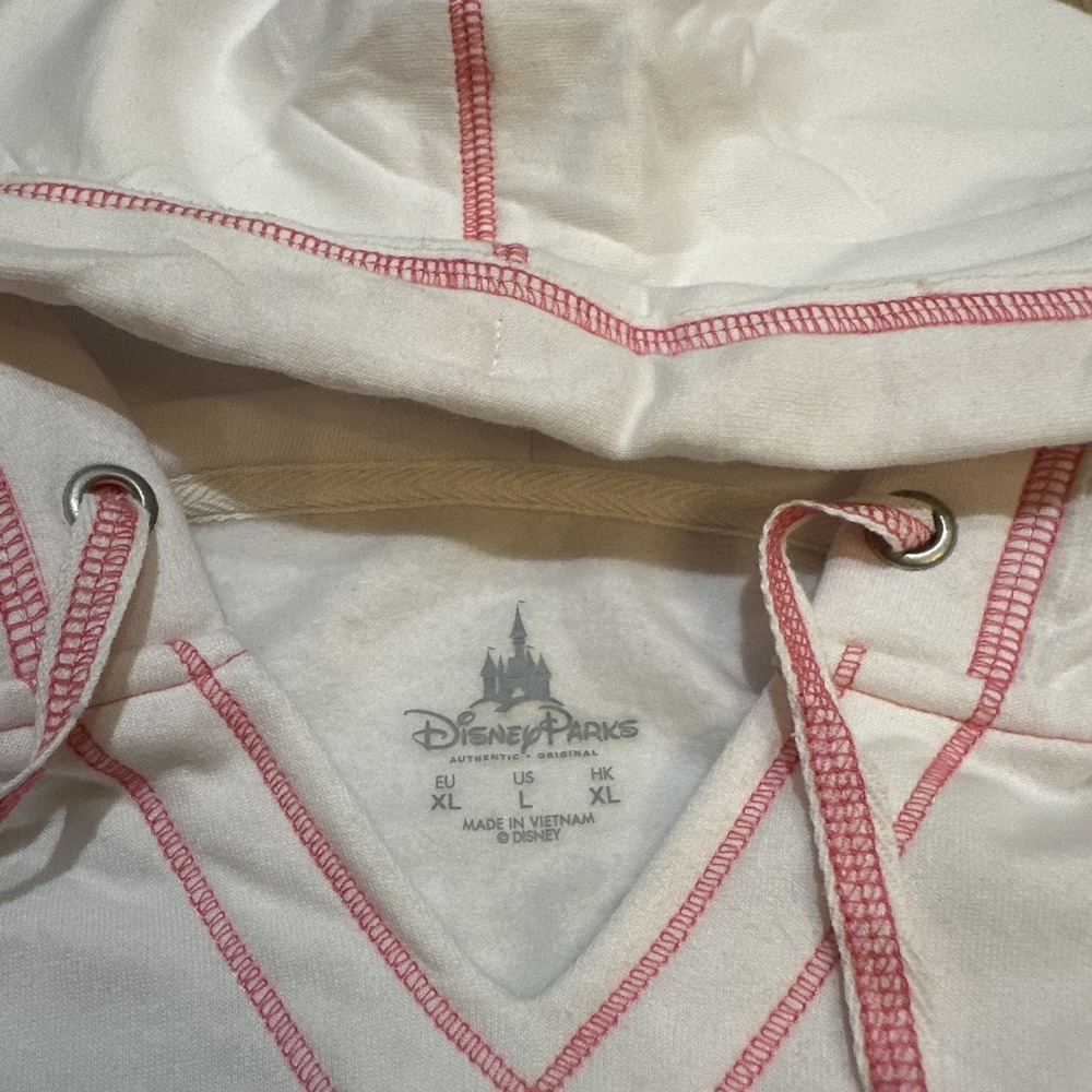 Disney Parks Princess Youth Sweatsuit  - White Sweatpants Sz M Sweatshirt Sz L - Picture 7 of 8
